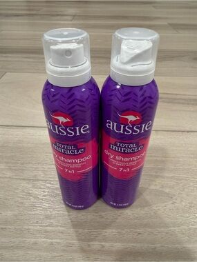 VERY RARE 2X Aussie Total Miracle Dry Shampoo 7-in-1 NEW 4.9 oz DISCONTINUED!